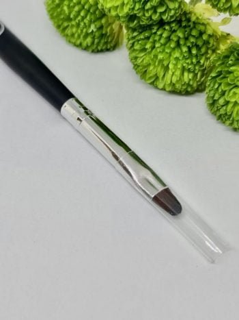 Natūralaus plauko juodas su raštu  teptukas 6nr.