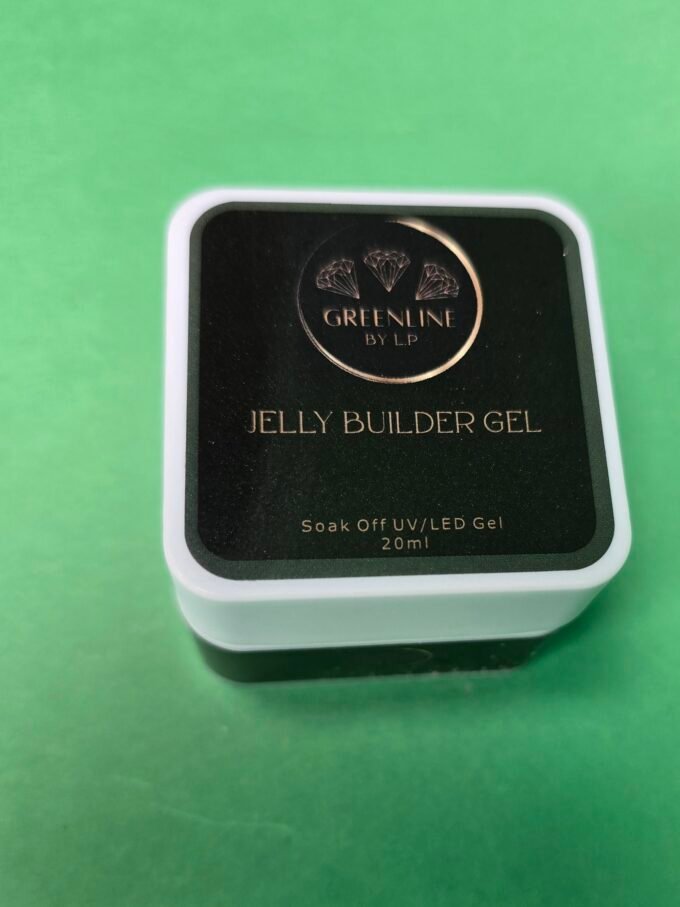 3D uv gelis Jelly builder gel 20ml.Grennline