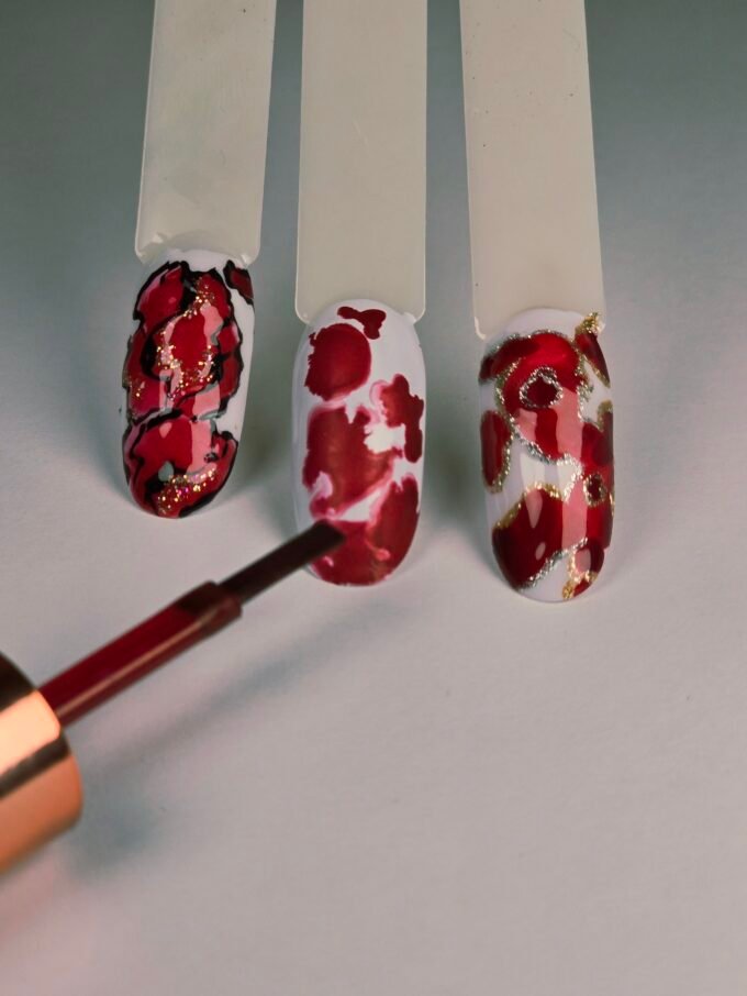 Dažai metallic blooming red MTR123